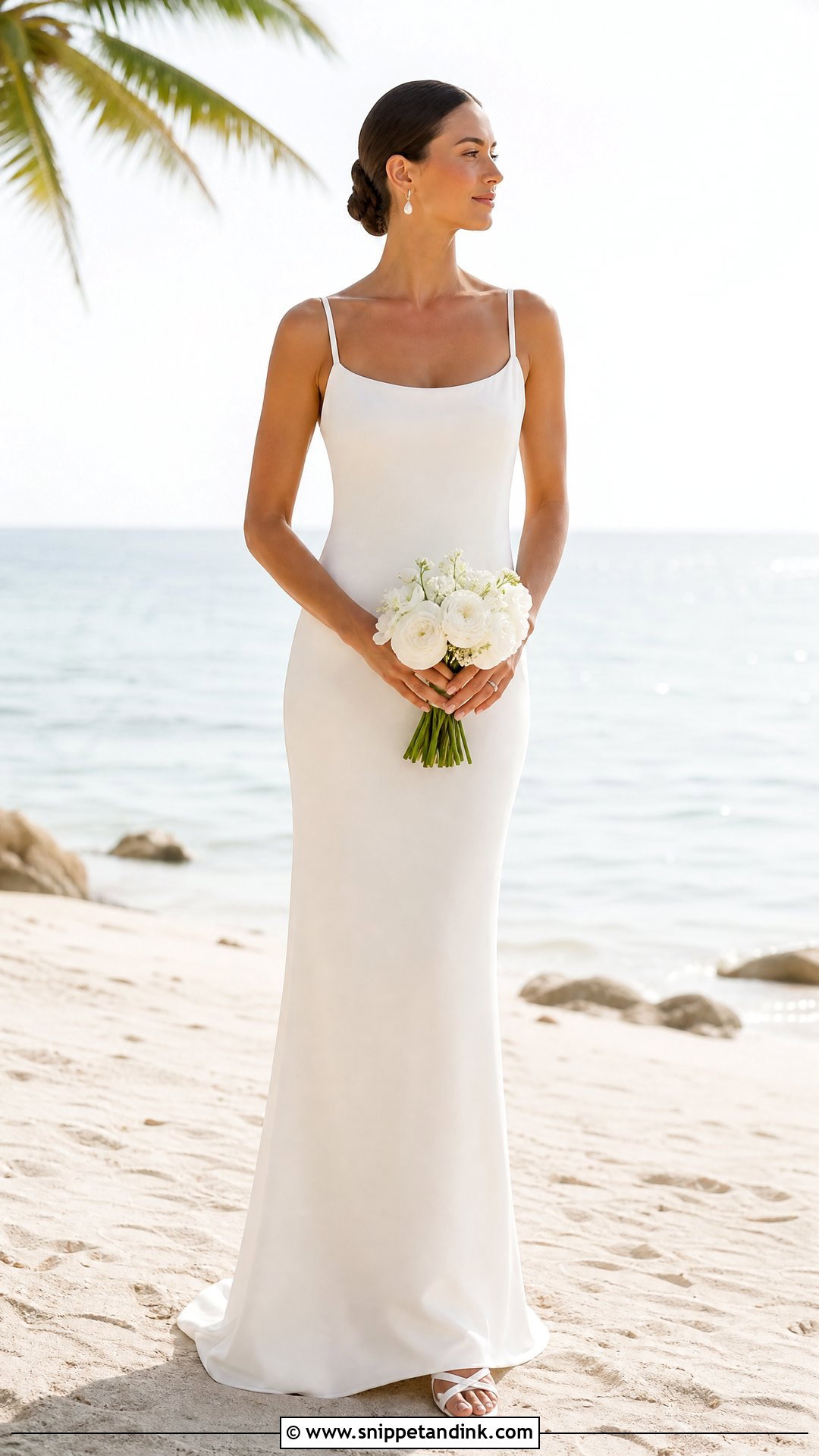 Simple Tropical Wedding Dress - Snippet and Ink - 25 Tropical Wedding Dress Ideas