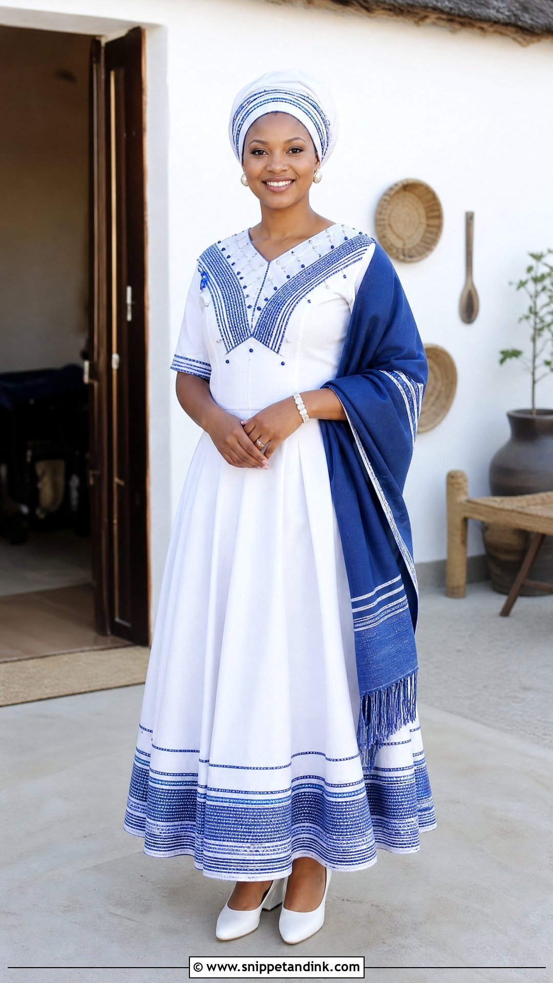 Simple Tswana Lobola Wedding Dress - Snippet and Ink - 20 Tswana Wedding Dress Ideas