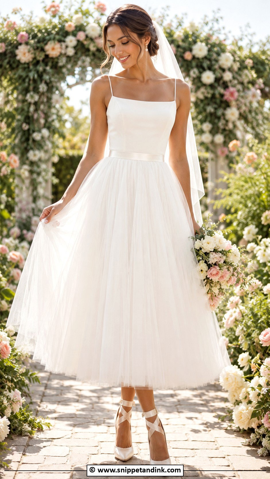Simple Tulle Bride Dress - Snippet and Ink - 35 Simple Bride Dress Ideas