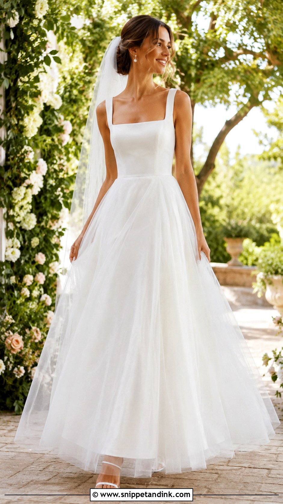 Simple Tulle Wedding Dress - Snippet and Ink - 25 Simple Classy Wedding Dress Ideas
