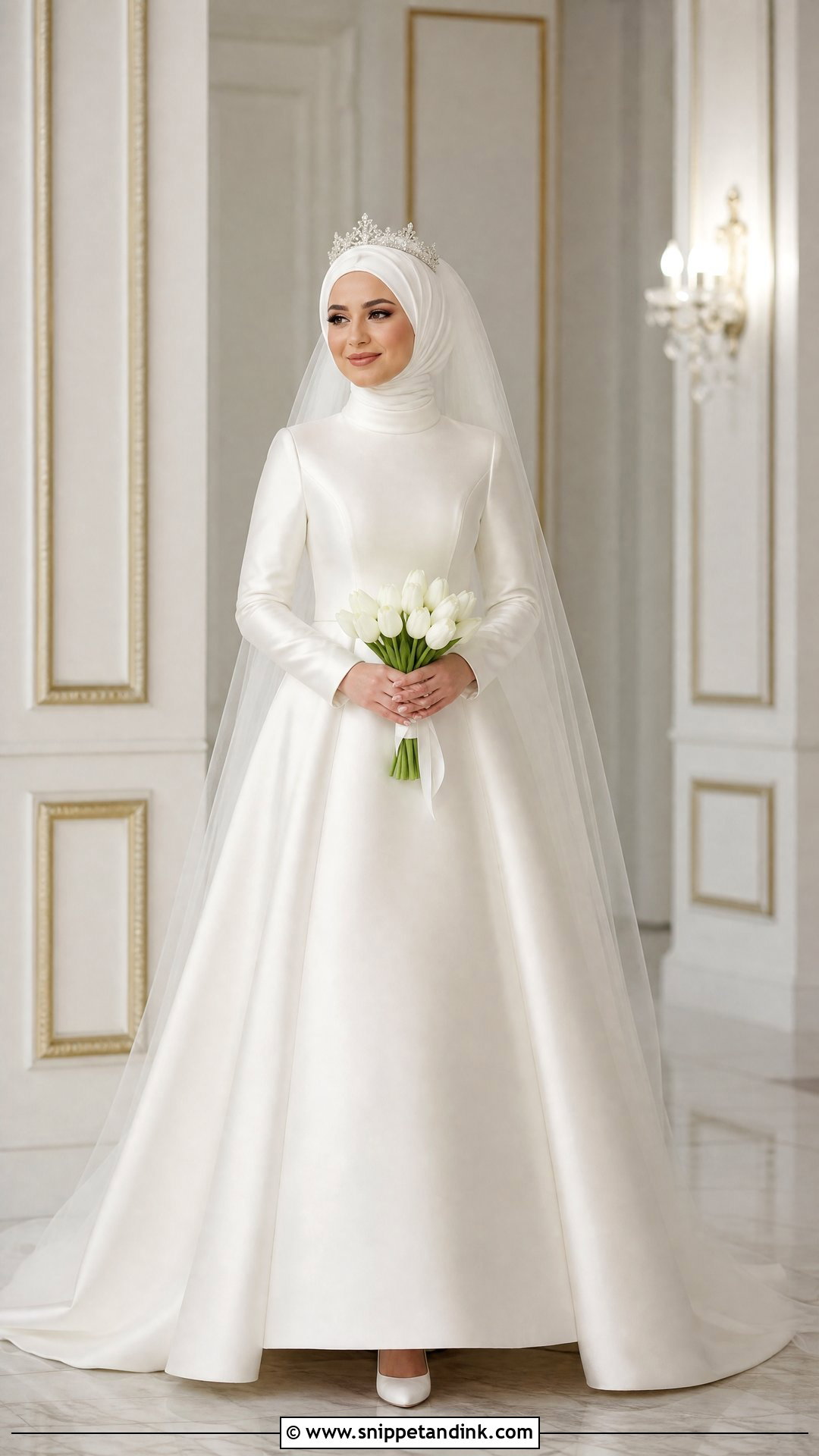 Simple Turkish Wedding Dress Hijab - Snippet and Ink - 25 Simple Wedding Dress Hijab Ideas