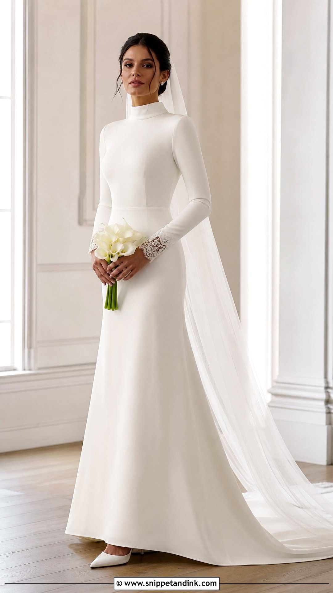 Simple Victorian Wedding Dress - Snippet and Ink - 20 Victorian Wedding Dresses