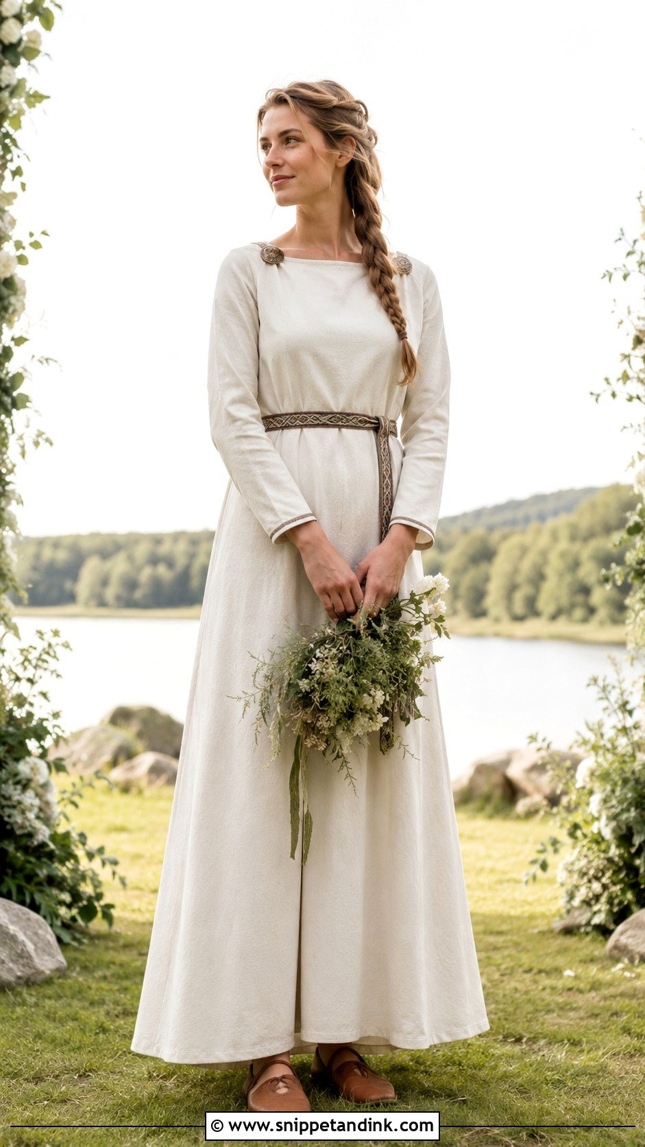 Simple Viking Wedding Dress - Snippet and Ink - 30 Viking Wedding Dress Ideas