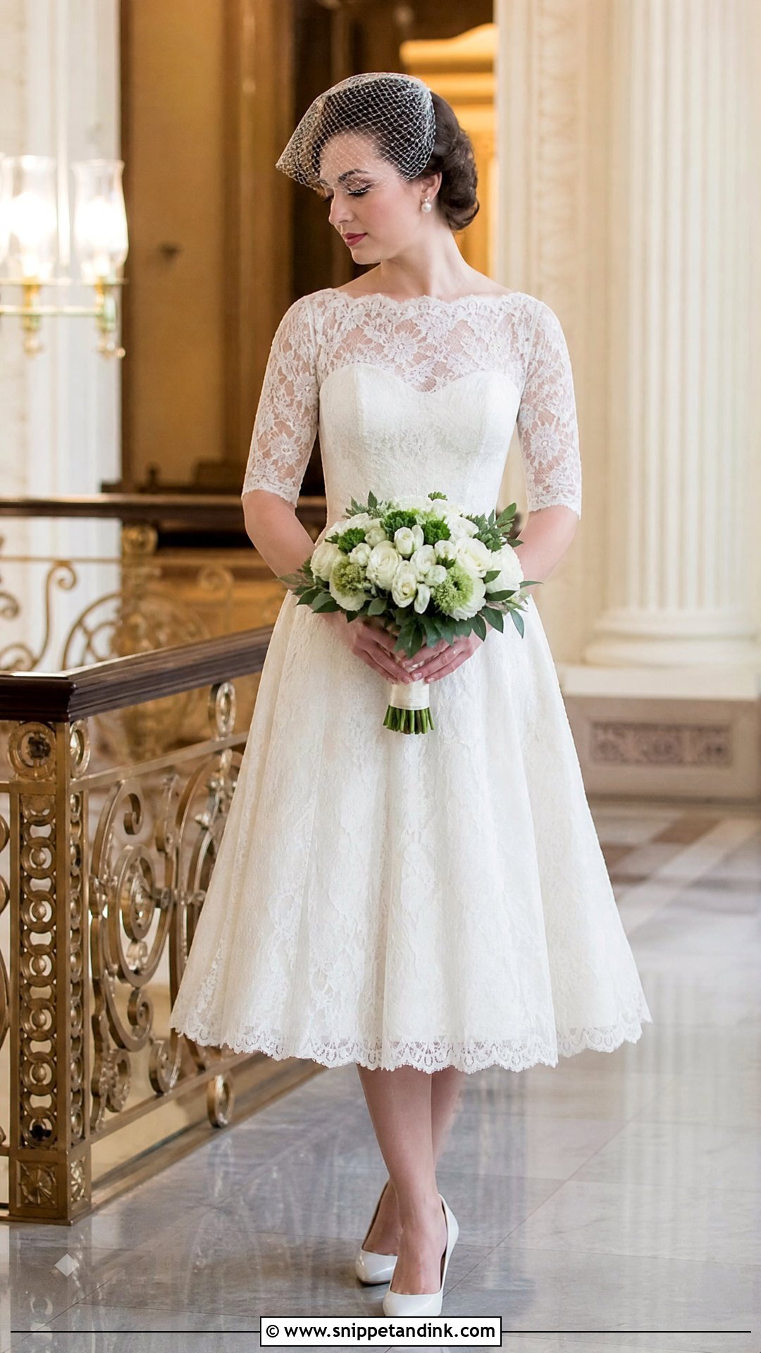 Simple Vintage Lace Wedding Dress - Snippet and Ink - 20 Simple Lace Wedding Dresses