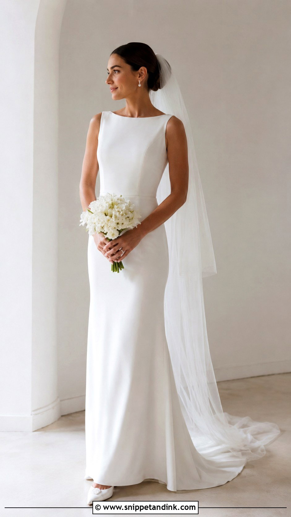 Simple Wedding Dress - Snippet and Ink - 30 Stunning Wedding Dresses
