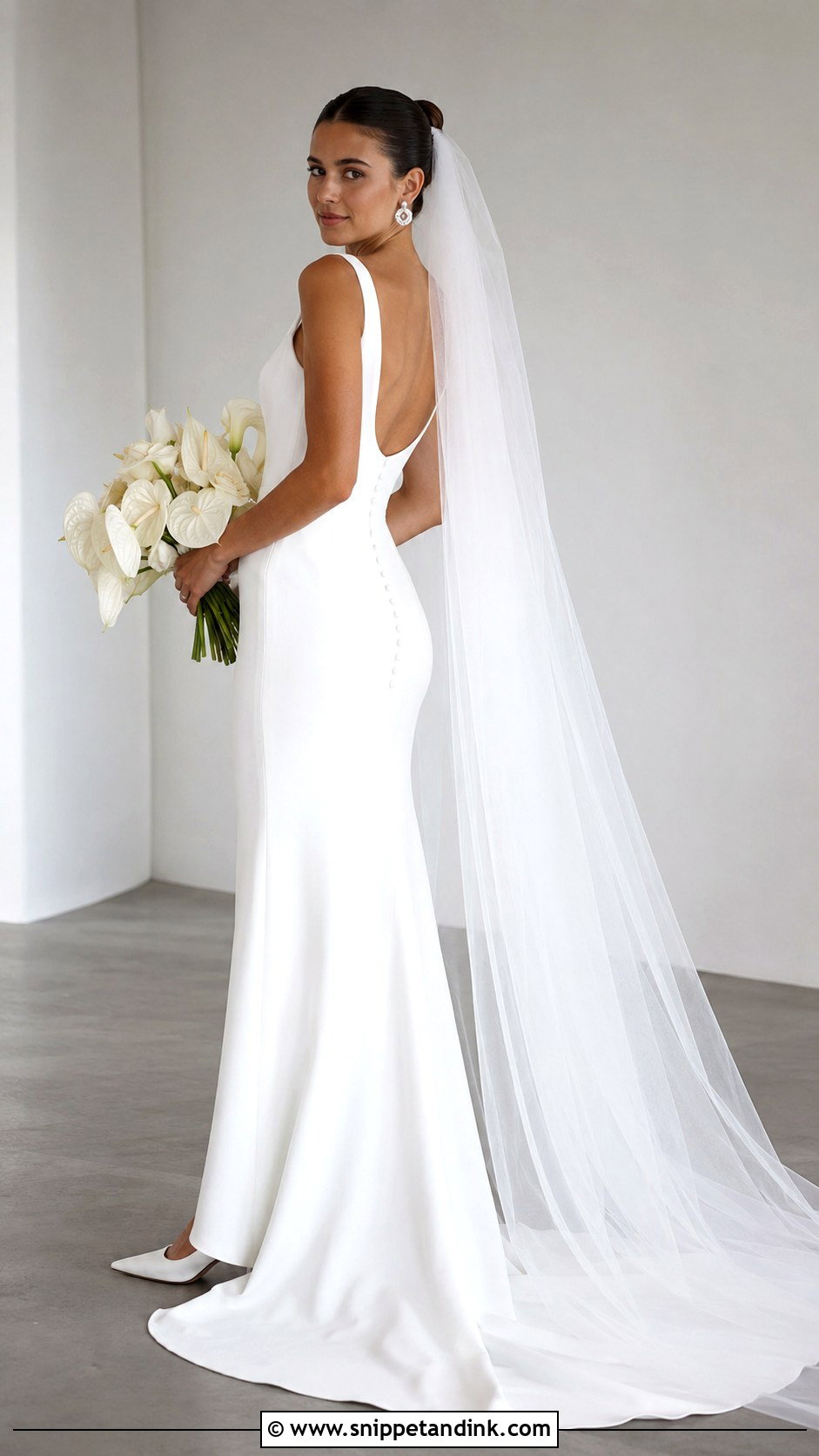 Simple Wedding Dress - Snippet and Ink - 25 Yes to the Dress Ideas