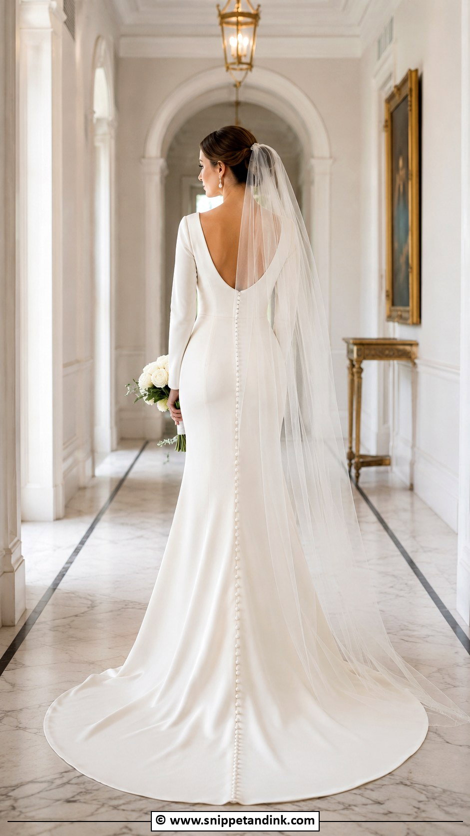 Simple Wedding Dress With Buttons - Snippet and Ink - 35 Simple Wedding Dress Ideas