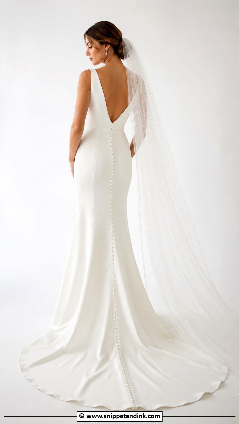 Simple Wedding Dress With Buttons - Snippet and Ink - 30 Simple Timeless Wedding Dress Ideas