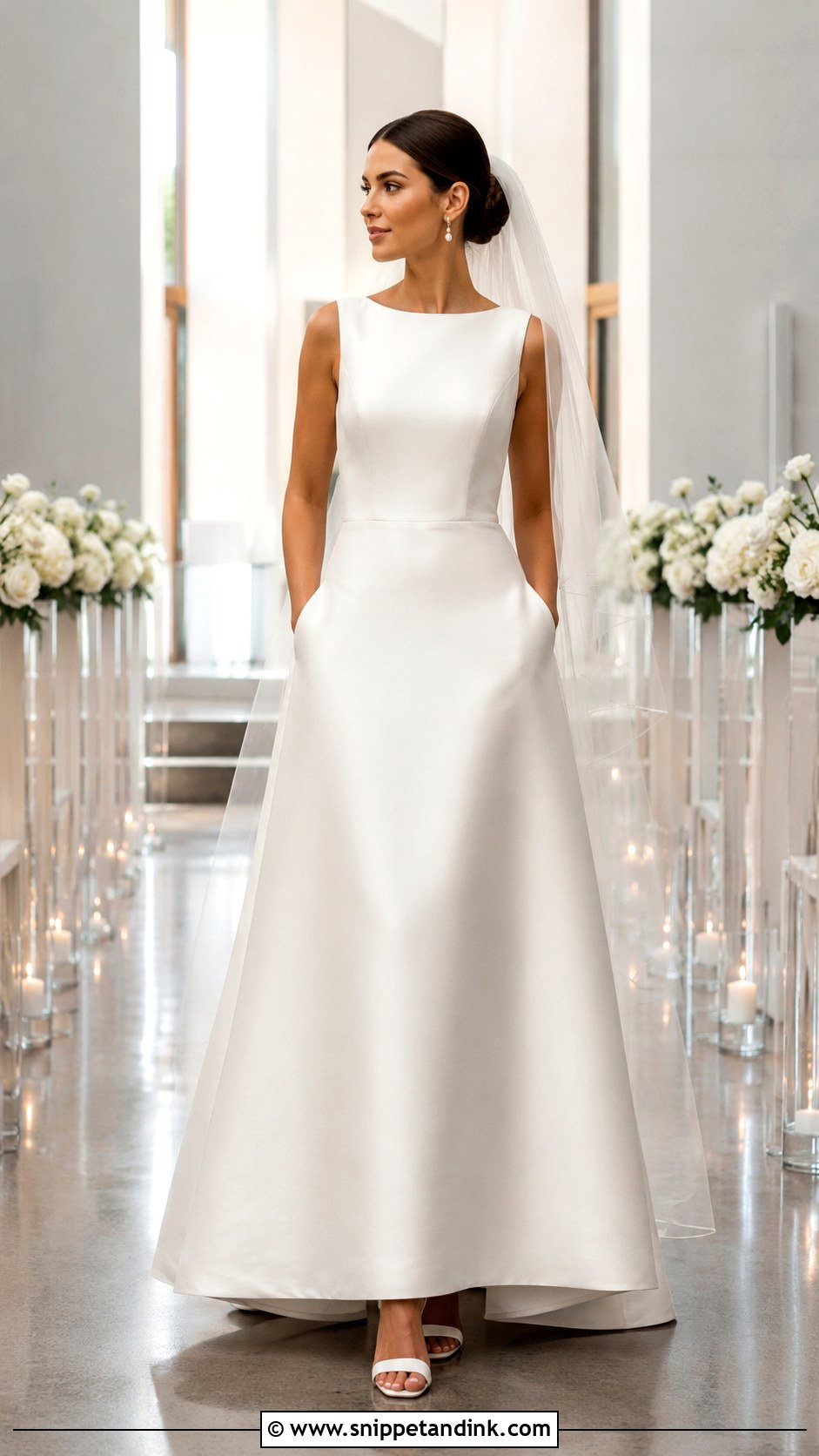 Simple Wedding Dress With Pockets - Snippet and Ink - 20 Basic Wedding Dress Ideas