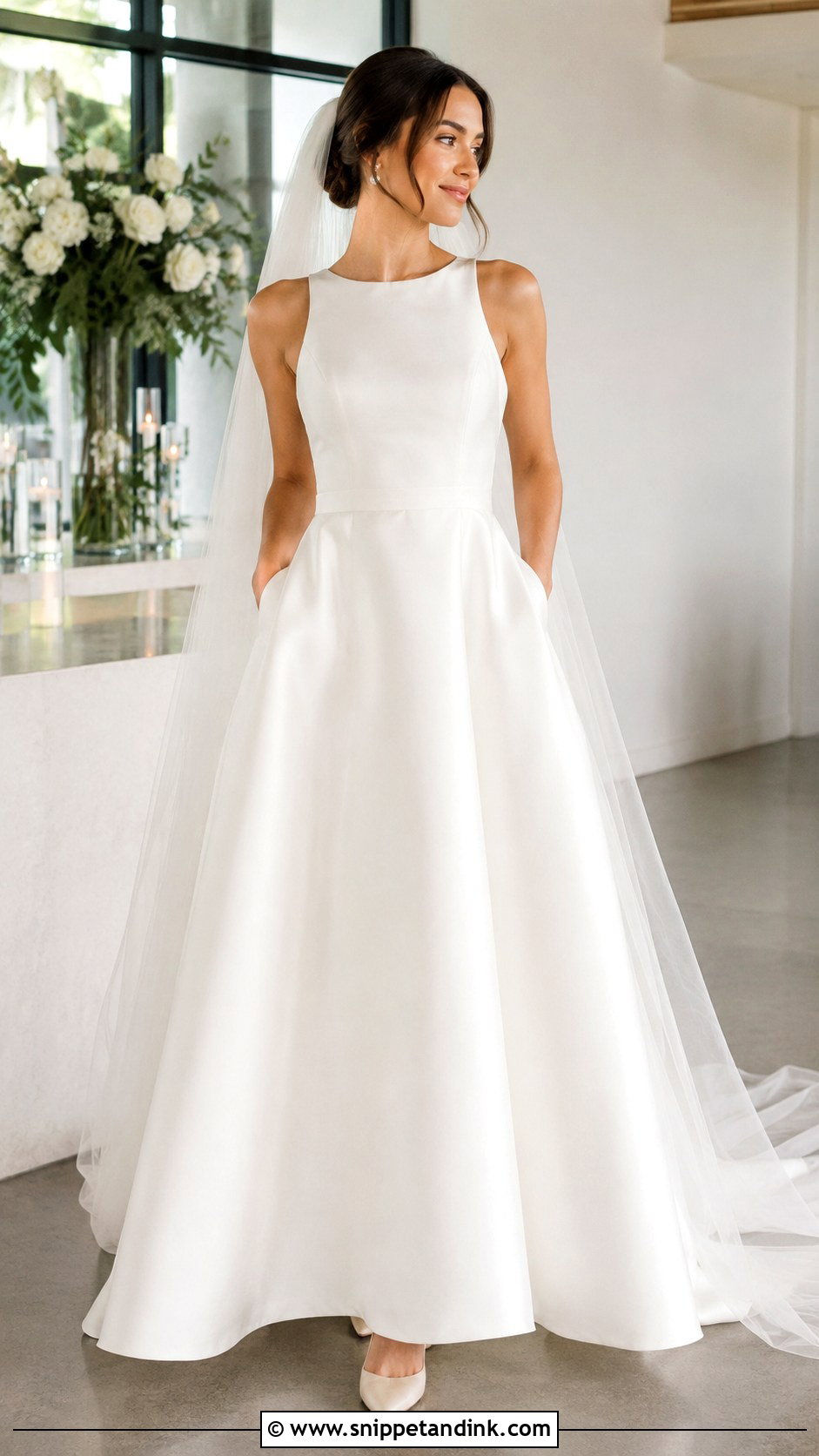 Simple Wedding Dress With Pockets - Snippet and Ink - 25 Schlichtes Hochzeitskleid Ideas