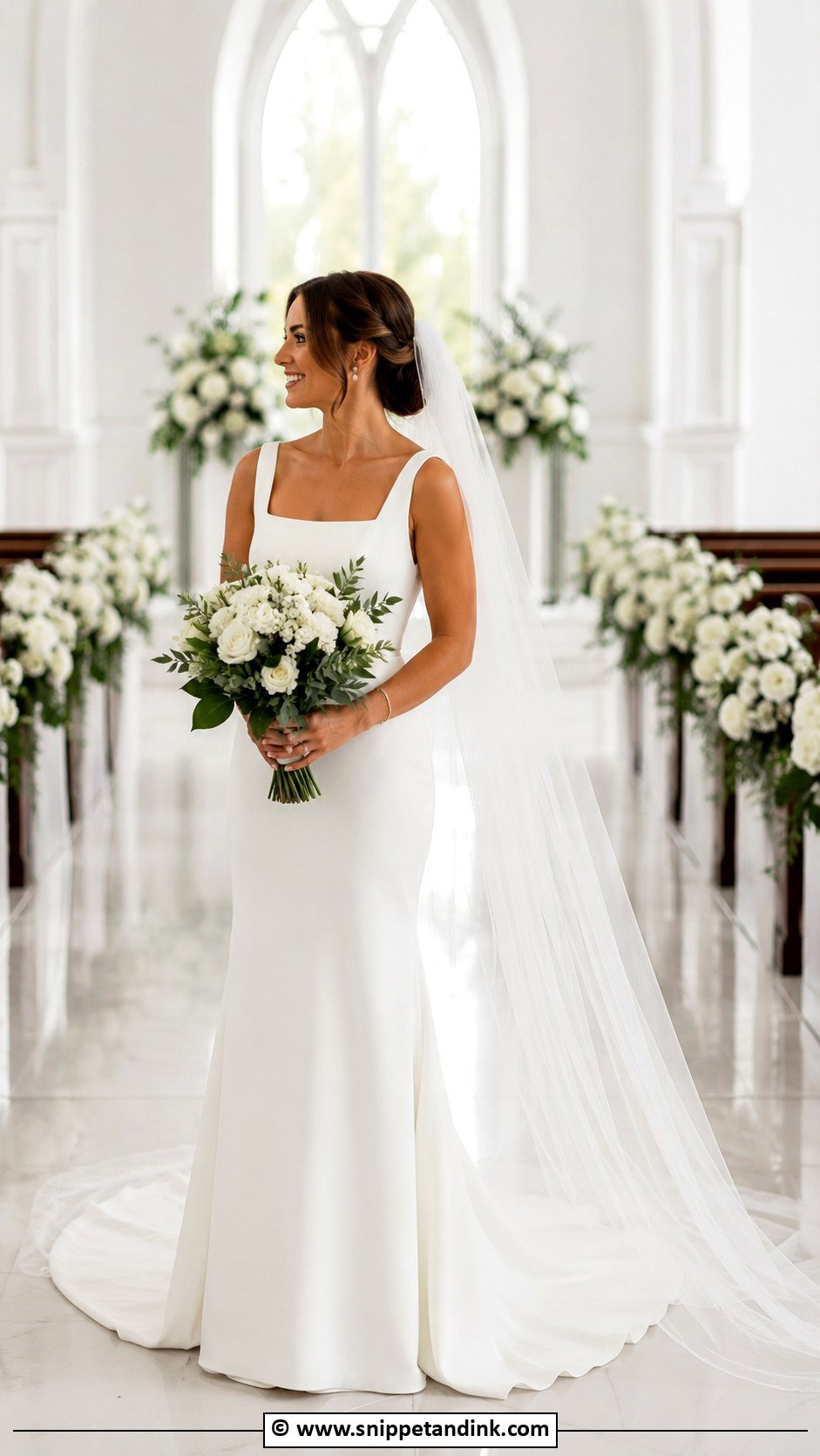 Simple Wedding Dress With Train - Snippet and Ink - 35 Simple Wedding Dress Ideas