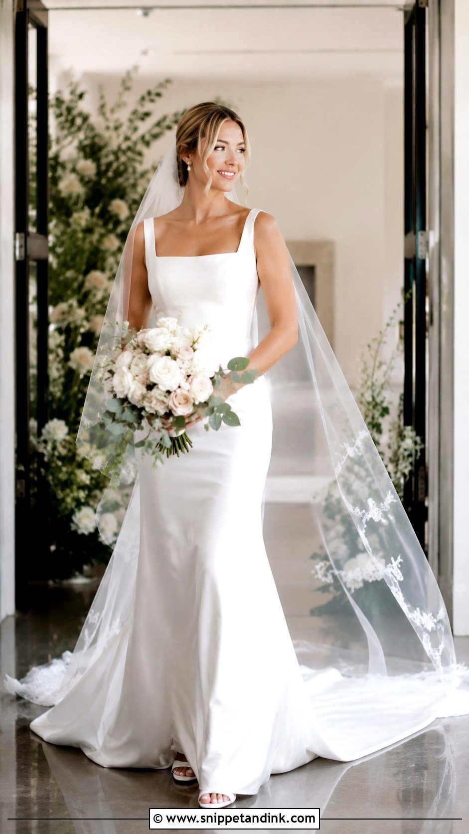 Simple Wedding Dress With Train - Snippet and Ink - 25 Simple Classic Wedding Dress Ideas