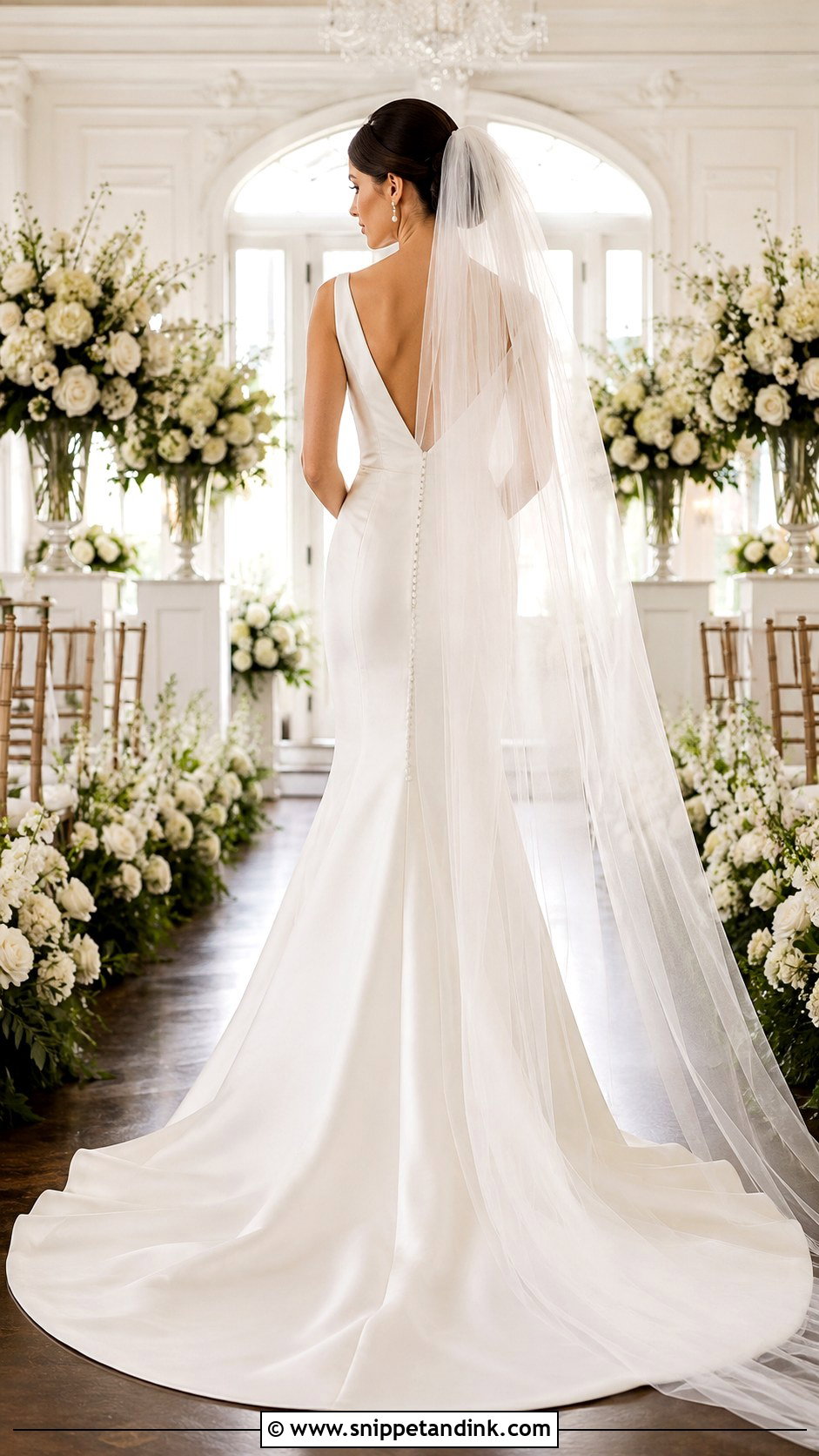 Simple Wedding Dress With Train - Snippet and Ink - 25 Wedding Dresses Simple Elegant Classy
