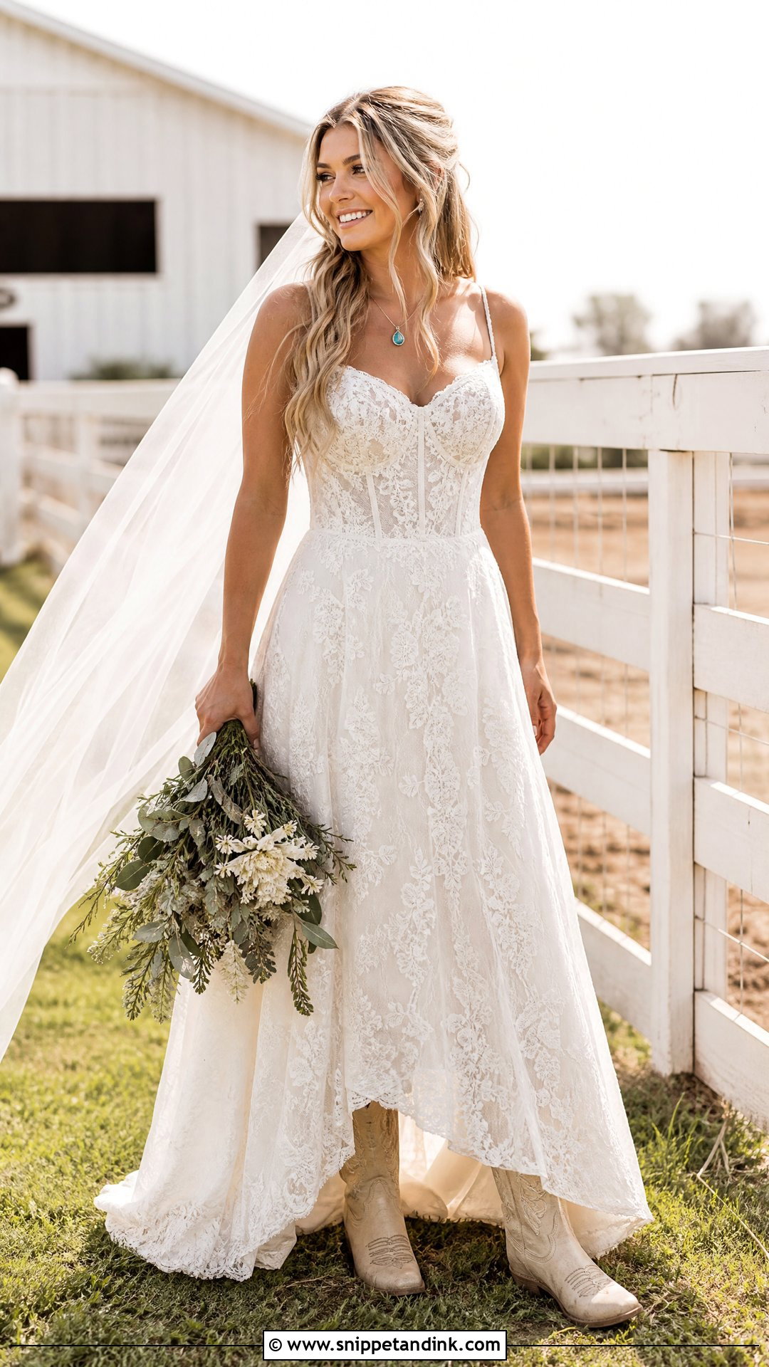 Simple Western Country Wedding Dress - Snippet and Ink - 20 Simple Country Wedding Dresses
