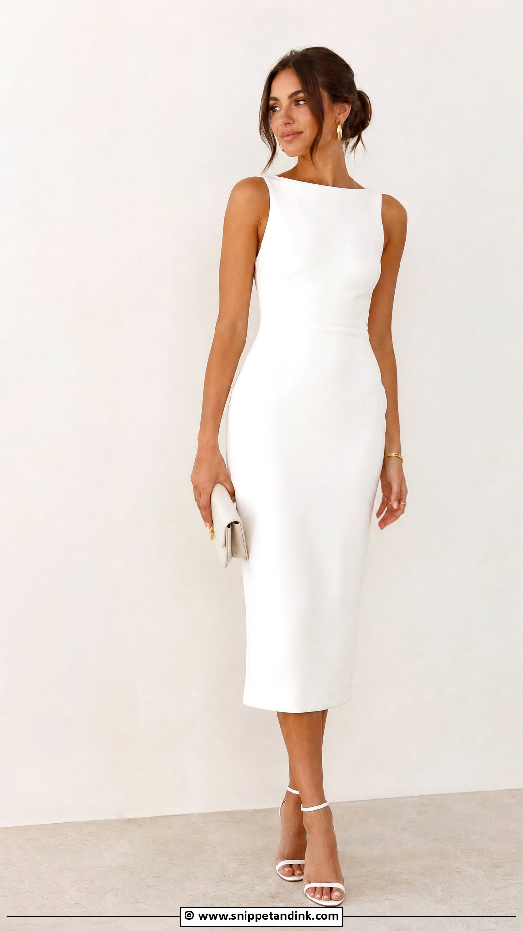 Simple White Dress For Bride To Be - Snippet and Ink - 35 Bride to Be Dress Ideas