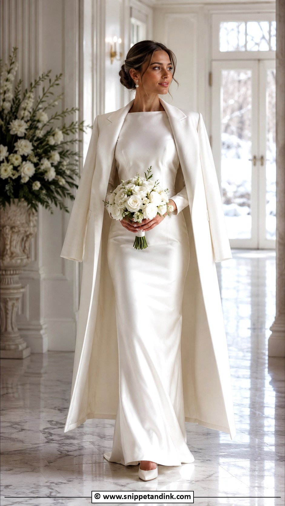 Simple Winter Wedding Dress - Snippet and Ink - 35 Simple Wedding Dresses