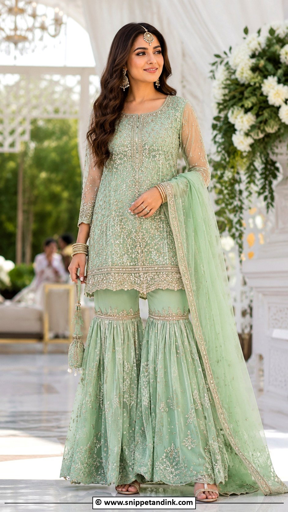 Sister Of Groom Gharara Outfit - Snippet and Ink - 30 Brothers Wedding Outfit for Sister Ideas