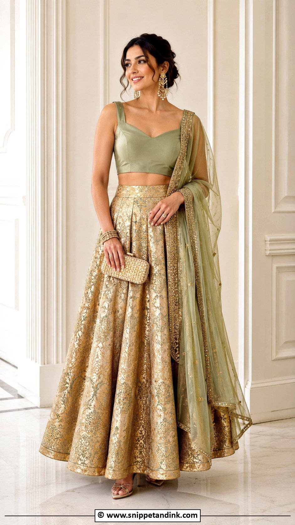Sister Of Groom Skirt And Blouse Outfit - Snippet and Ink - 30 Brothers Wedding Outfit for Sister Ideas