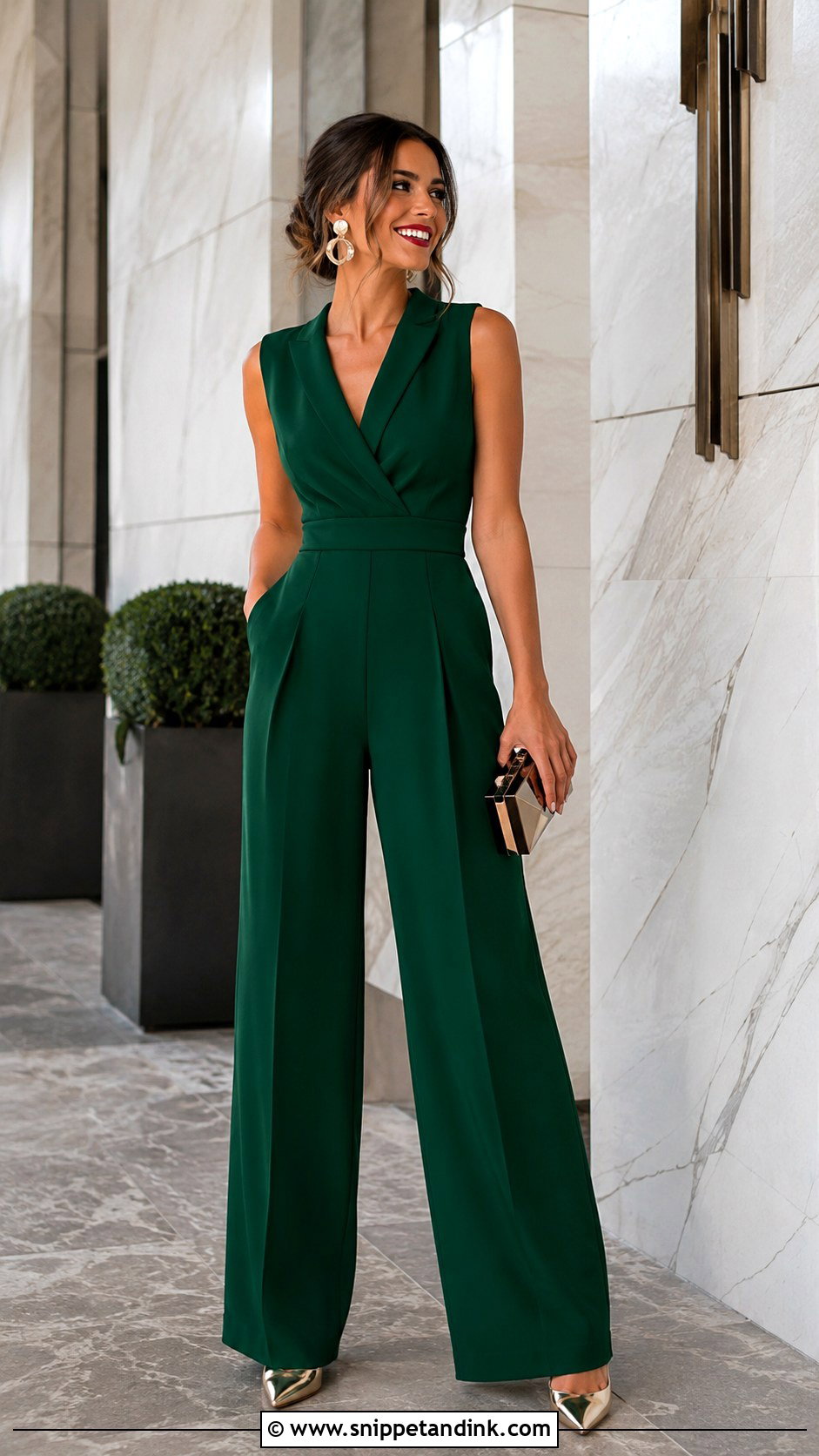 Sister Of The Bride Tailored Jumpsuit - Snippet and Ink - 20 Sister Bride Ideas