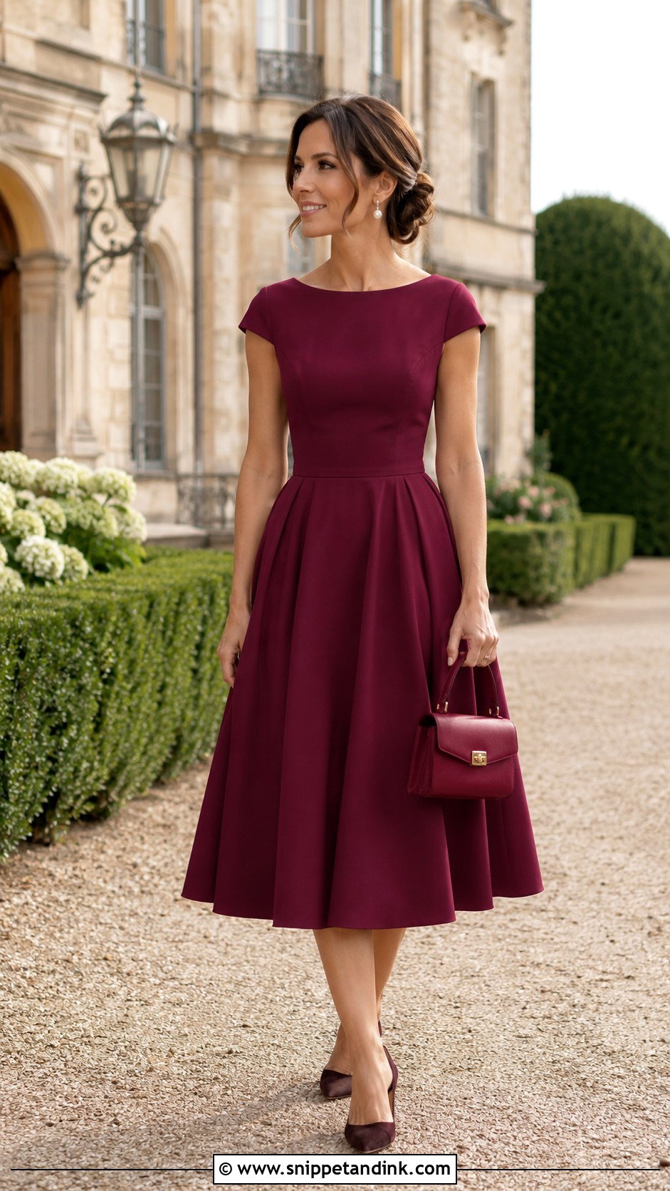 Sister Of The Bride Tea Length Dress - Snippet and Ink - 20 Sister Bride Ideas