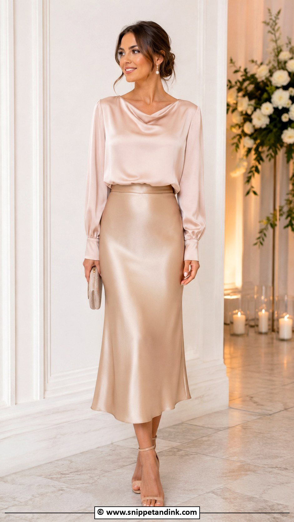 Skirt And Blouse Wedding Outfit - Snippet and Ink - 30 Outfit for Wedding Ideas