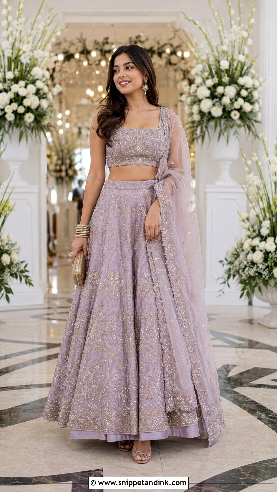 Skirt Top Set for Marriage Function - Snippet and Ink - 25 Marriage Function Dresses for Women