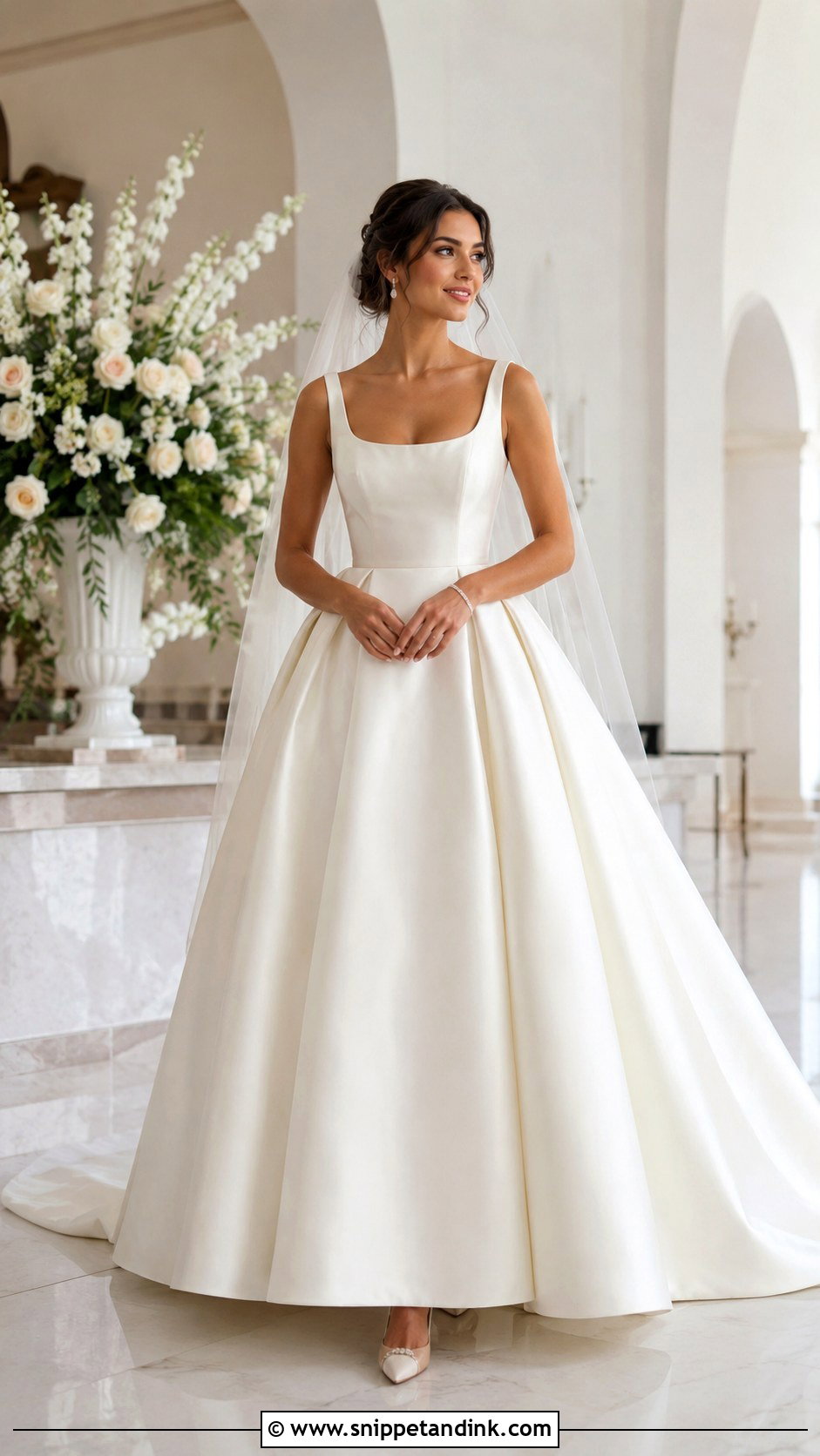 Sleeveless Ballgown Wedding Dress - Snippet and Ink - 25 Ballgown Wedding Dresses