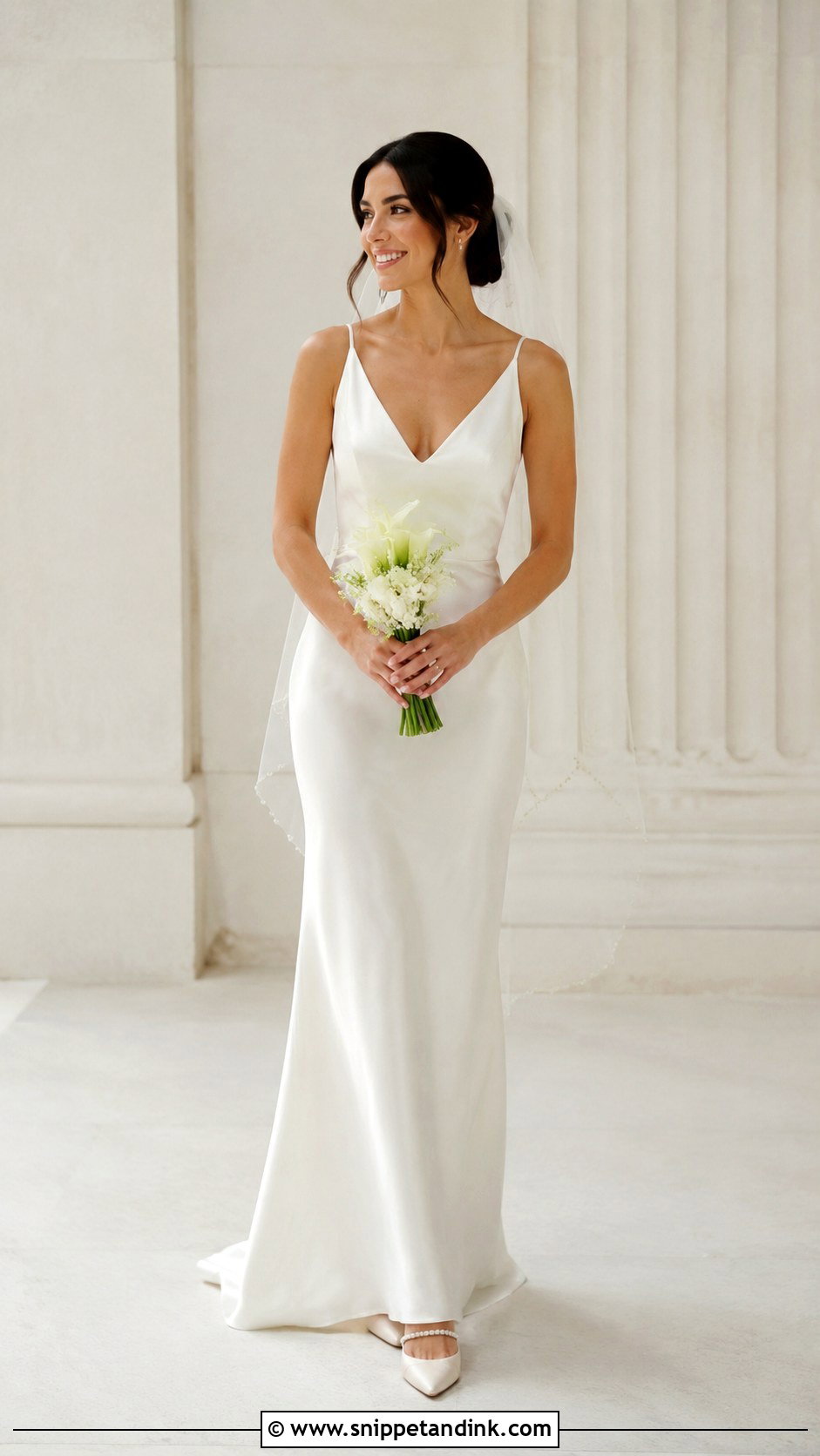 Sleeveless Petite Wedding Dress - Snippet and Ink - 30 Sleeveless Wedding Dress Ideas