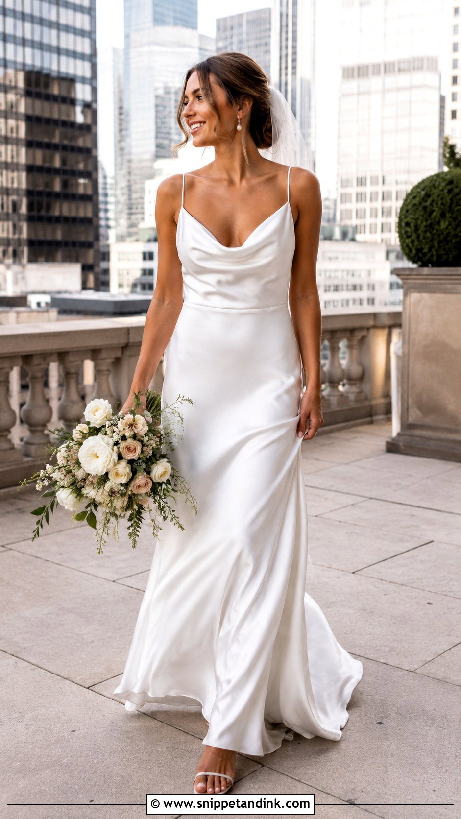 Sleeveless Slip Wedding Dress - Snippet and Ink - 20 Sleeveless Wedding Dresses