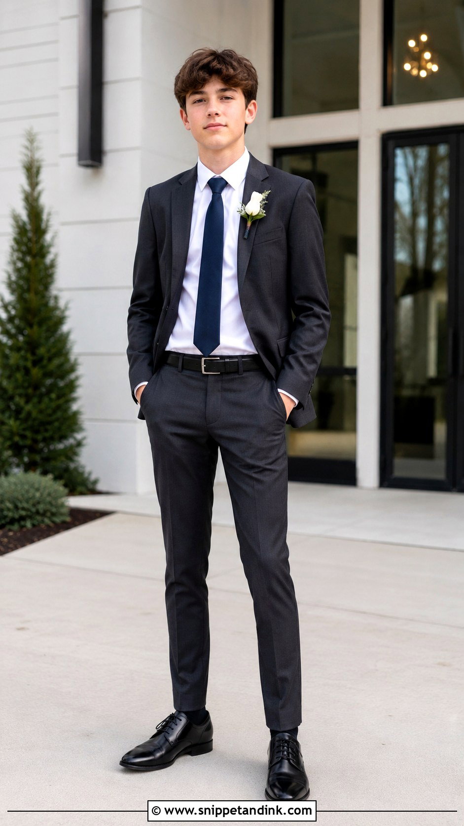 Slim Fit Teen Boys Wedding Suit - Snippet and Ink - 20 Boys Suits for Wedding
