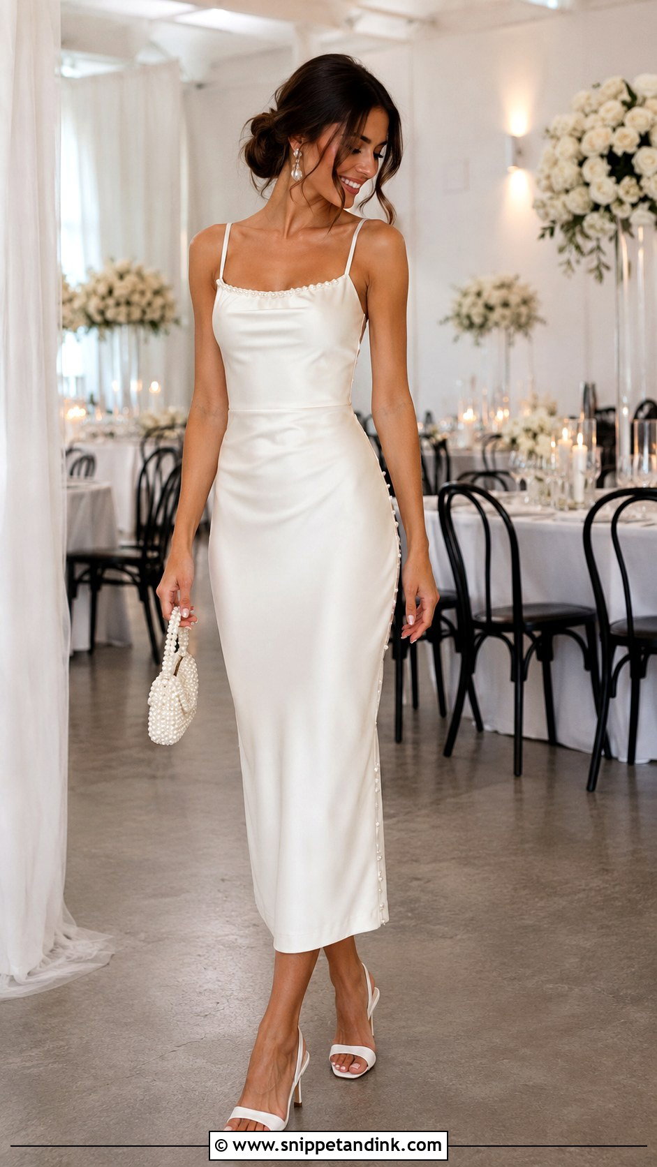 Slim Reception Wedding Dress - Snippet and Ink - 25 Slim Wedding Dress Ideas
