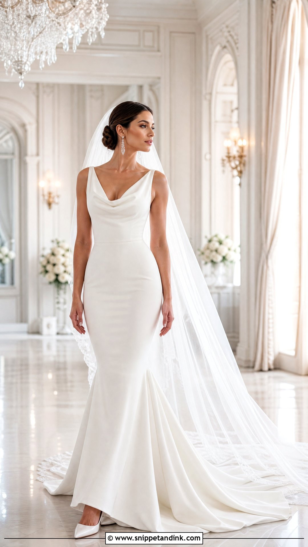 Slinky Mermaid Wedding Dress - Snippet and Ink - 20 Slinky Wedding Dress Ideas