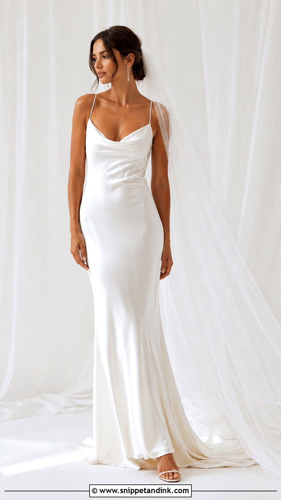 Slip Bridal Gown - Snippet and Ink - 25 Bridal Gown Styles