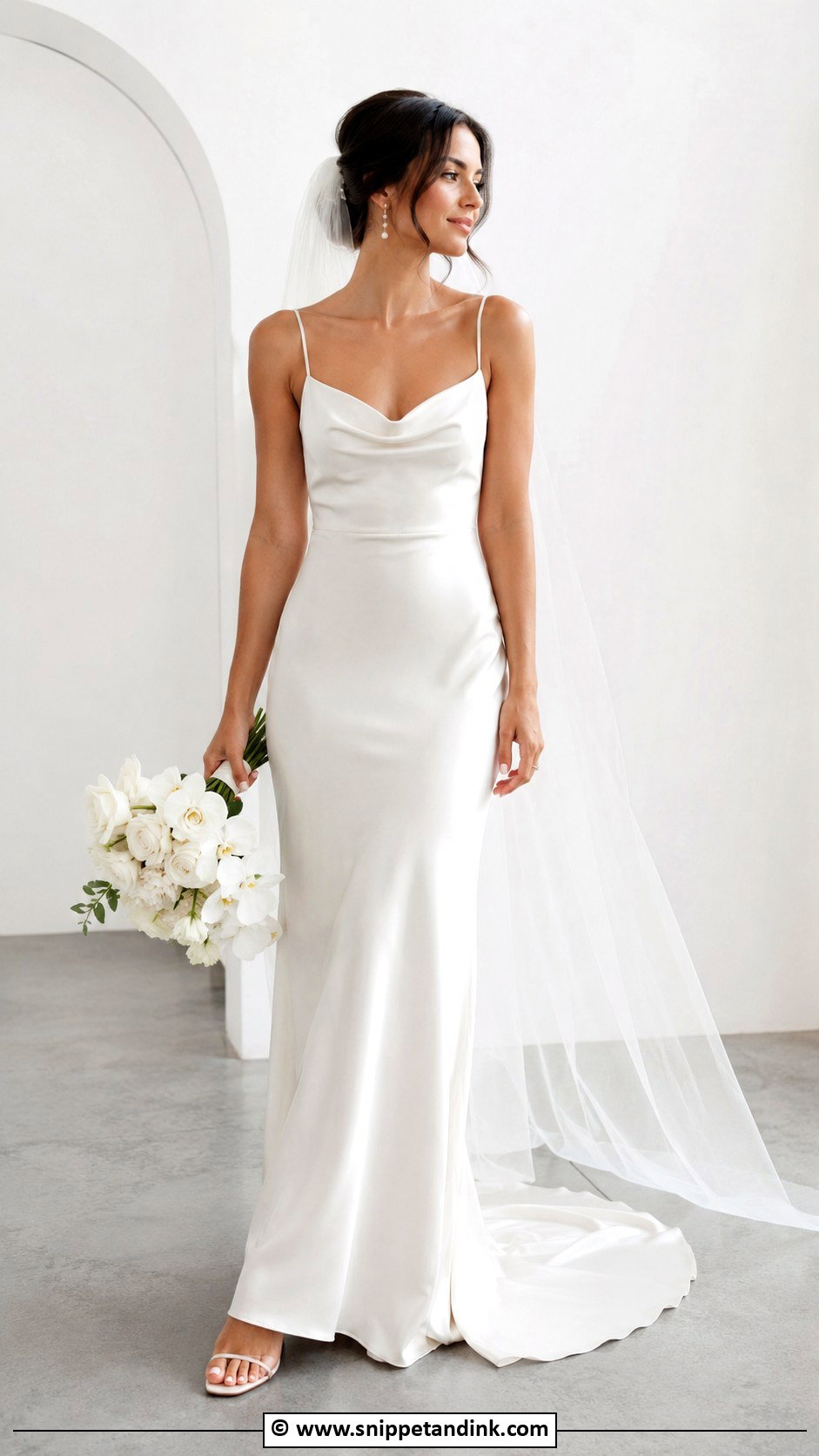 Slip Bride Gown - Snippet and Ink - 30 Bride Gown Ideas