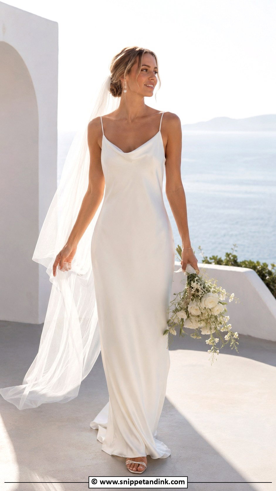 Slip Column Wedding Dress - Snippet and Ink - 25 Column Wedding Dress Ideas