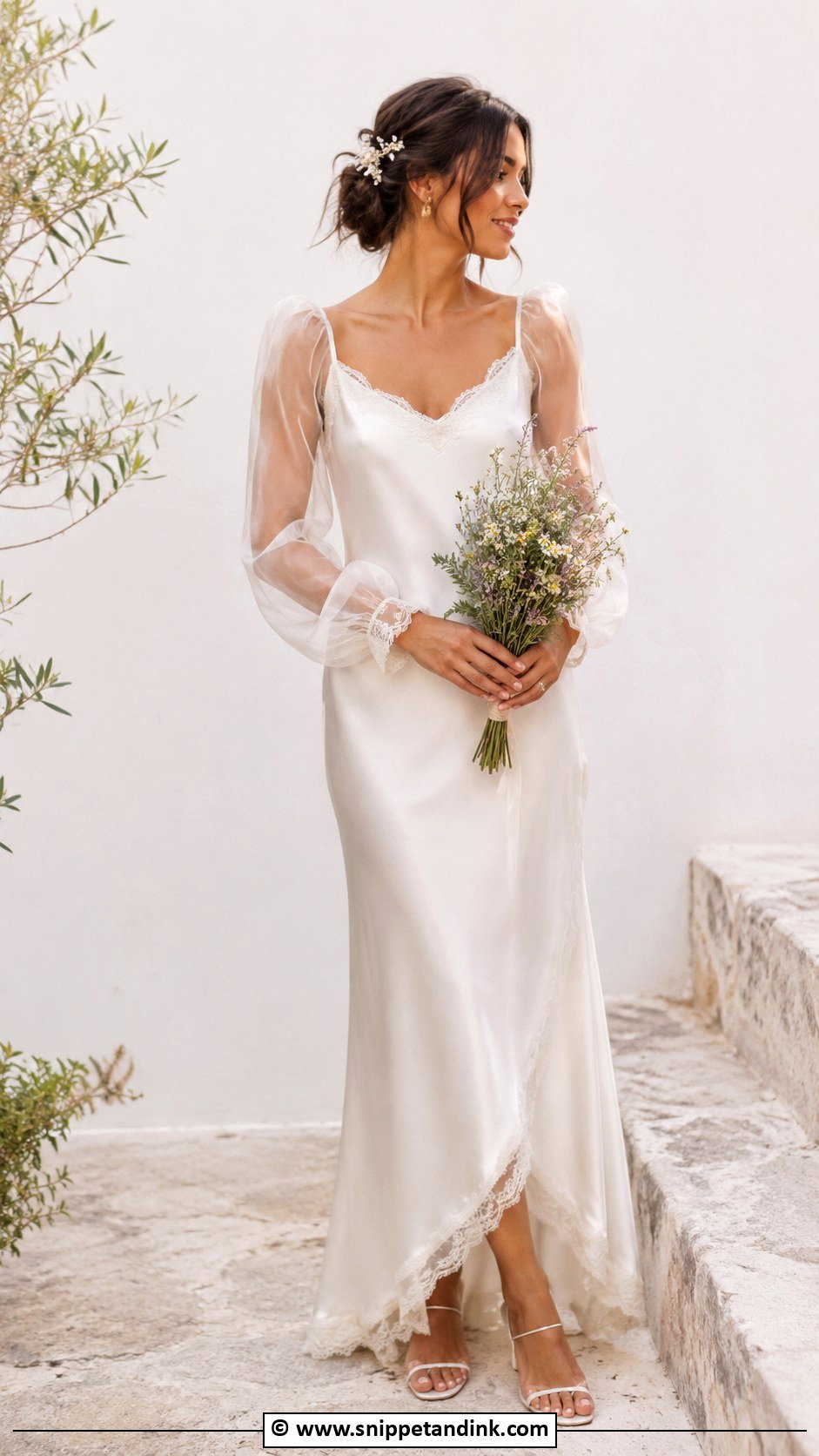 Slip Cottagecore Wedding Dress - Snippet and Ink - 30 Cottagecore Wedding Dress Ideas