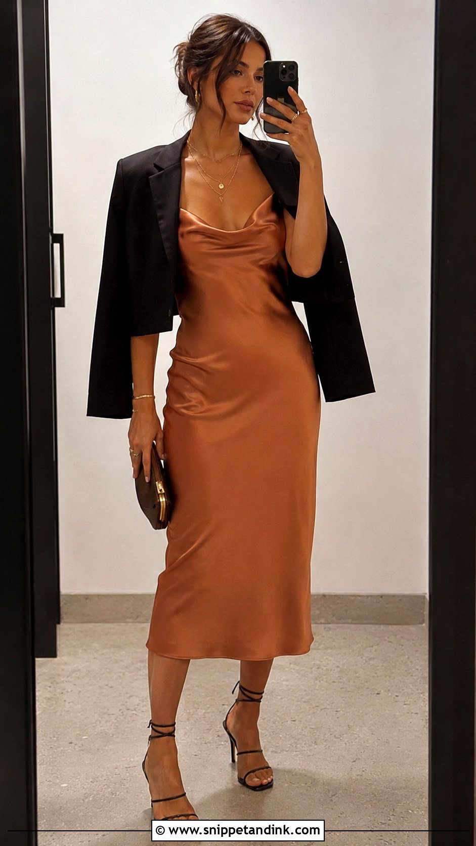 Slip Dress Wedding Cocktail Attire - Snippet and Ink - 30 Wedding Cocktail Attire for Women Ideas