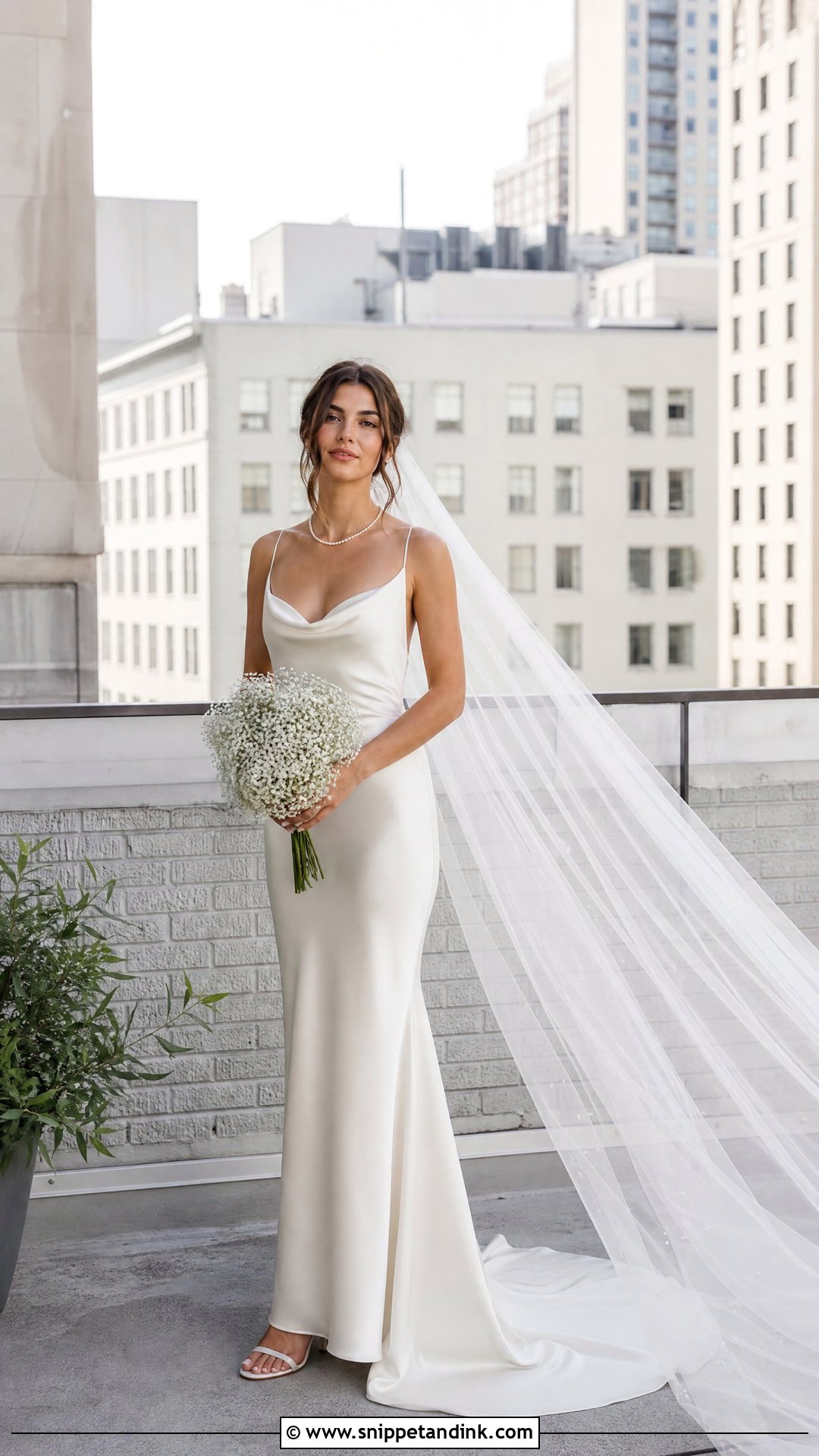 Slip Gown Wedding Dress - Snippet and Ink - 25 Gown Wedding Dress Ideas