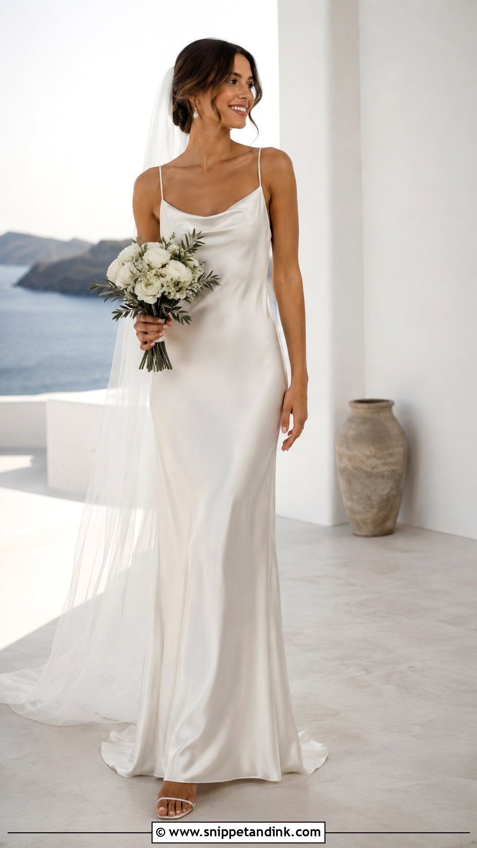 Slip Wedding Dress - Snippet and Ink - 30 Stunning Wedding Dresses
