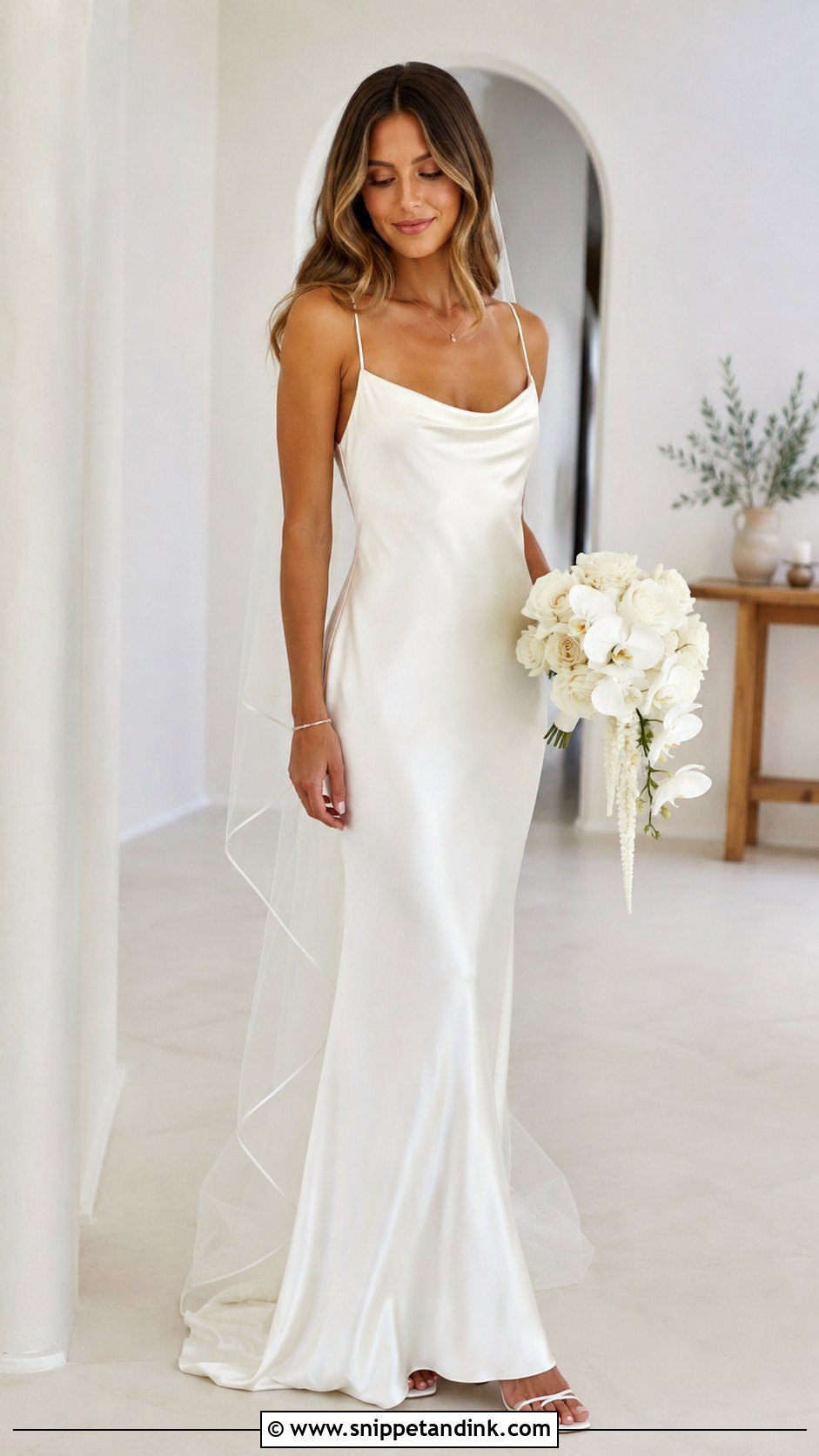 Slip Wedding Dress - Snippet and Ink - 30 Wedding Dresses Aesthetic
