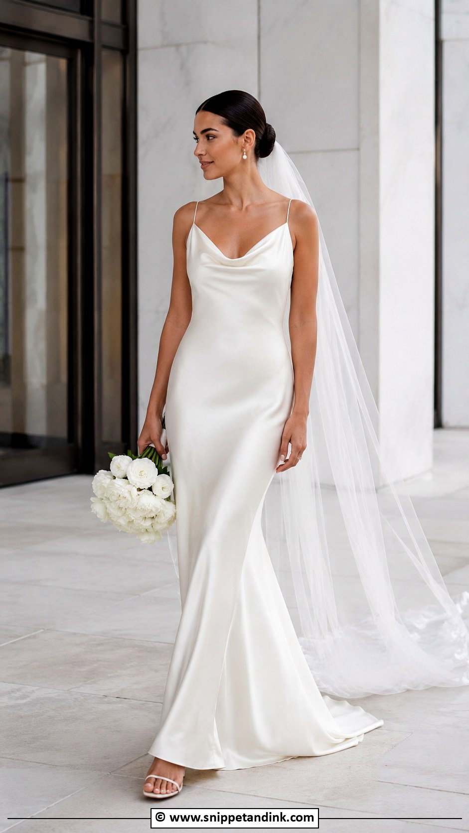 Slip Wedding Dress - Snippet and Ink - 30 Romantic Wedding Dress Ideas