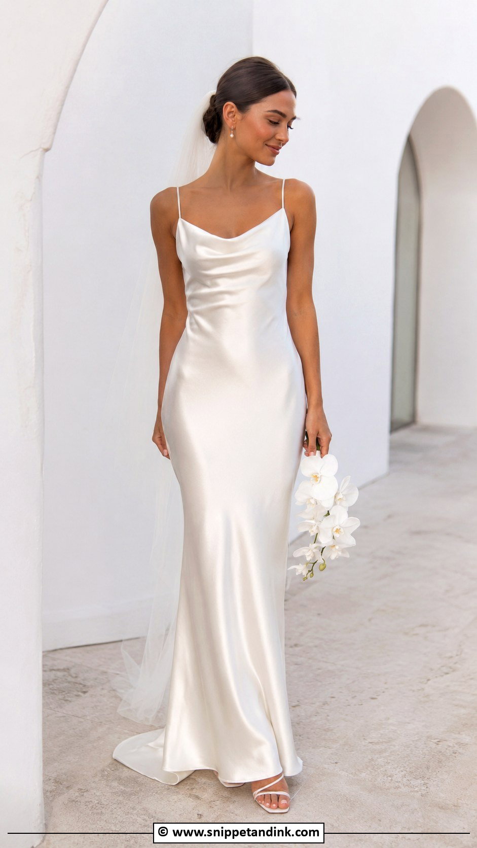 Slip Wedding Dress - Snippet and Ink - 30 Wedding Dress Inspo Ideas