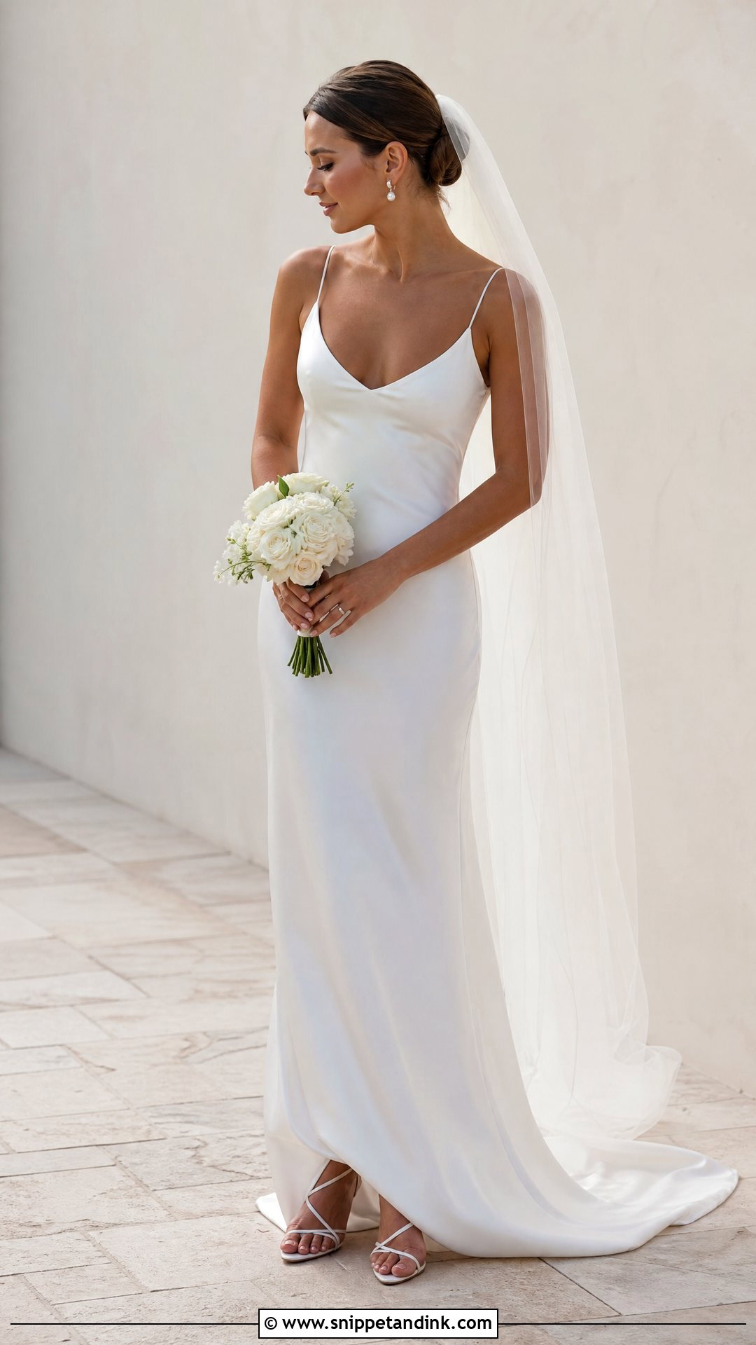 Slip Wedding Dress Outfit - Snippet and Ink - 25 Wedding Dress Outfit Ideas