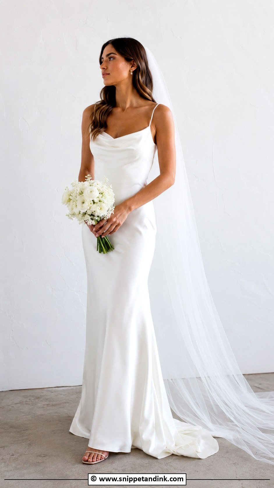 Slip Wedding Gown - Snippet and Ink - 35 Wedding Gown Ideas
