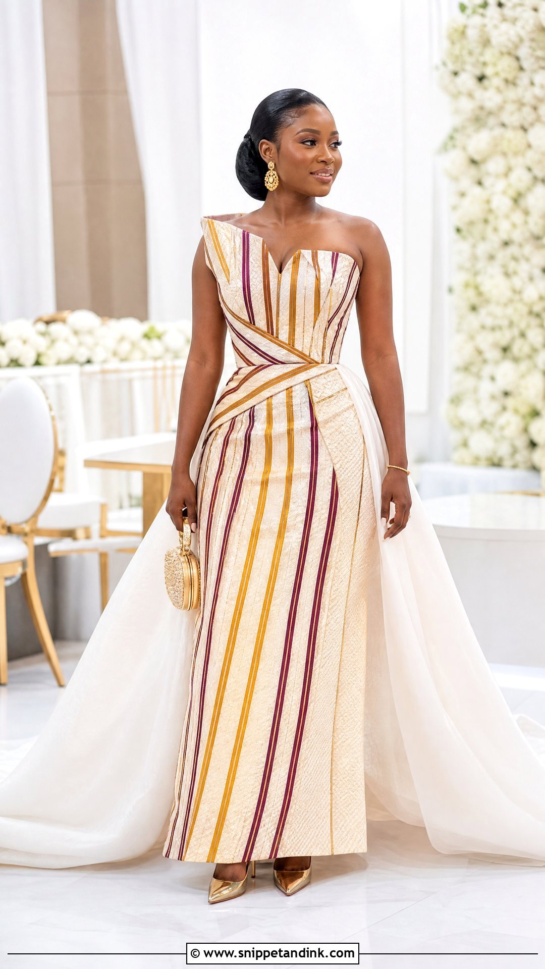 Smock Fabric Ghana Wedding Dress - Snippet and Ink - 25 Ghana Wedding Dress Ideas