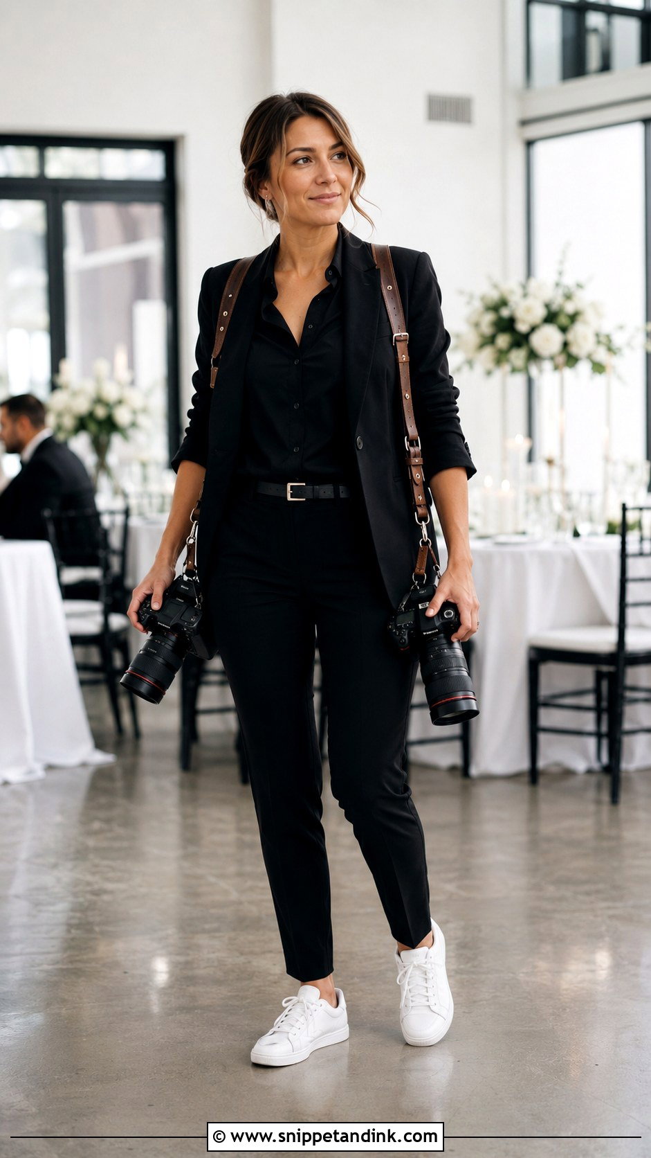 Sneaker Wedding Photographer Outfit - Snippet and Ink - 30 Wedding Photographer Outfit Ideas