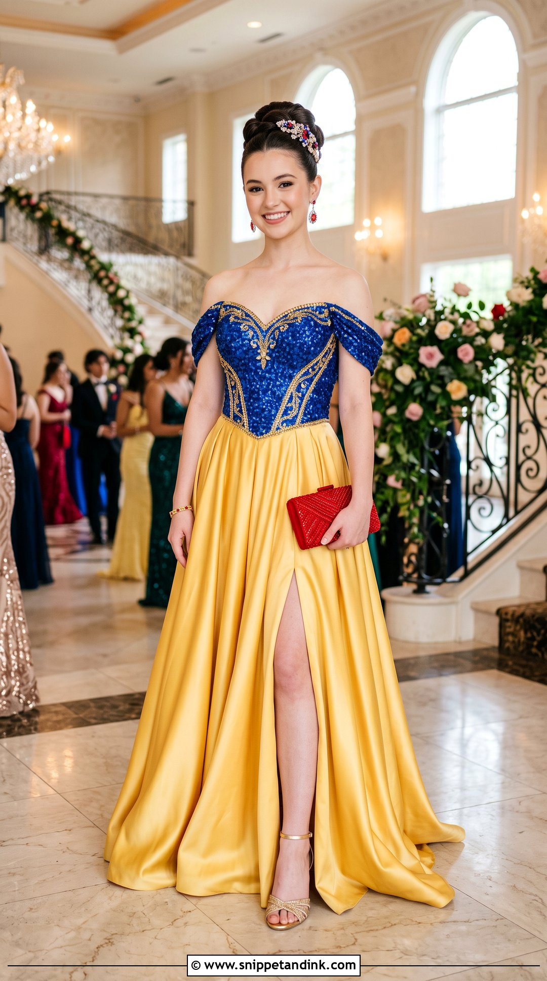 Snow White Prom Gown - Snippet and Ink - 20 Snow White Gown Ideas