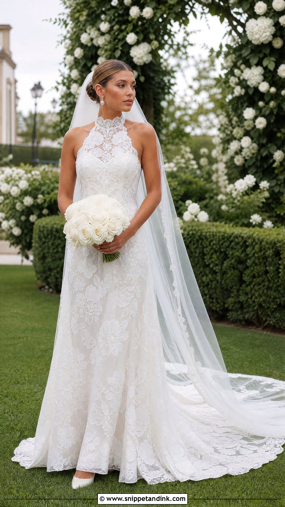 Sofia Richie Floral Lace Wedding Dress - Snippet and Ink - 25 Sofia Richie Wedding Dress Ideas