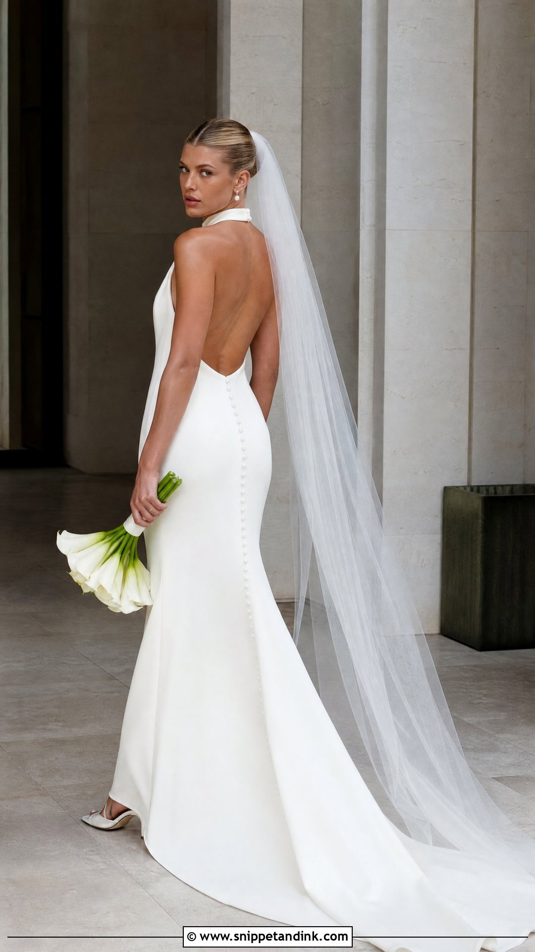 Sofia Richie Minimalist Wedding Dress - Snippet and Ink - 25 Sofia Richie Wedding Dress Ideas