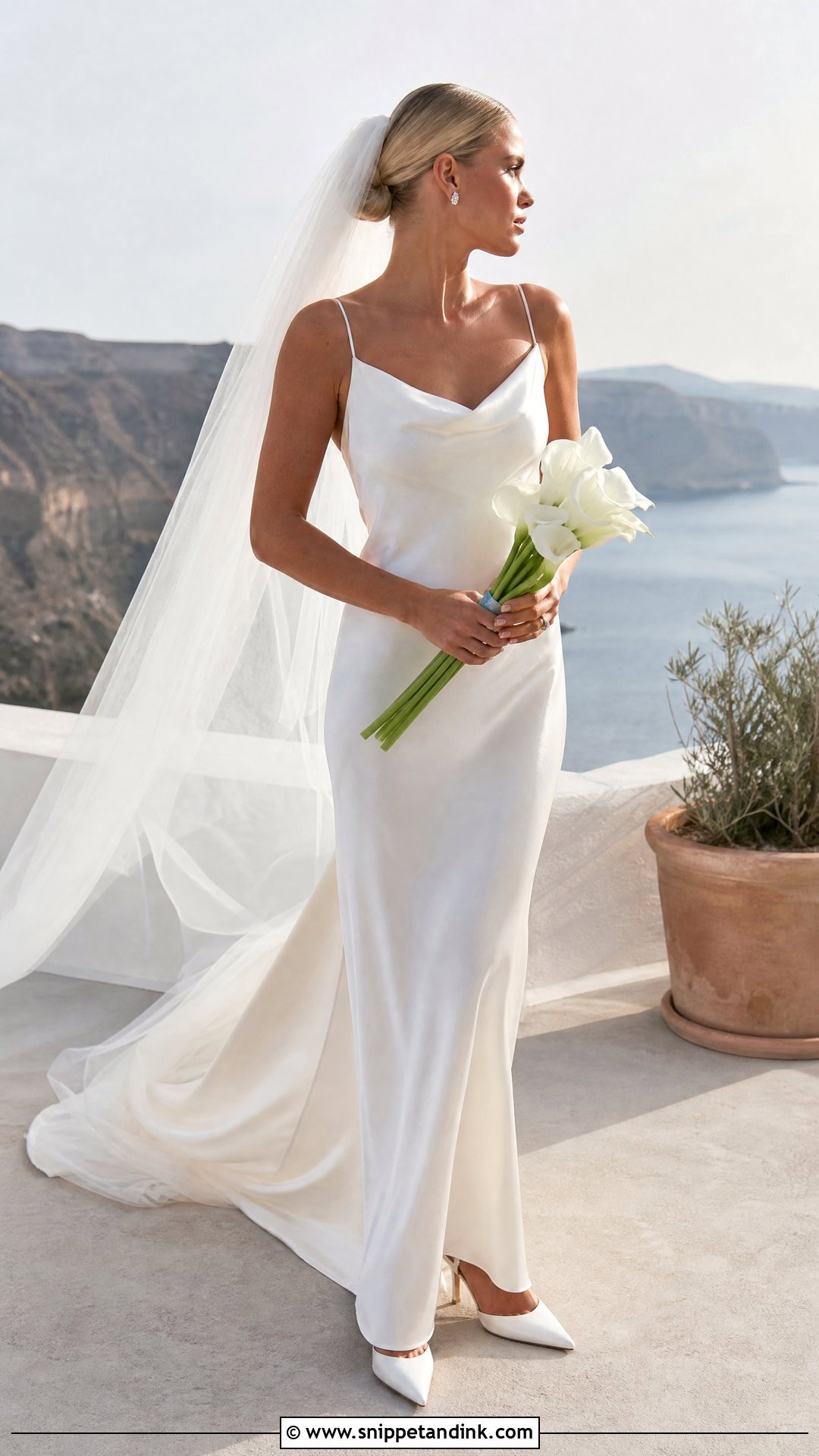 Sofia Richie Silk Slip Wedding Dress - Snippet and Ink - 20 Sophia Richie Wedding Dress Ideas